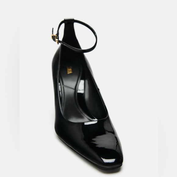 Zara hells with ankle strap - Black - 2210-319 - Picture 2 of 5